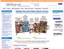 Tablet Screenshot of hiddensecretscovers.com